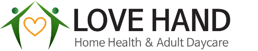 Love Hand Adult Daycare Logo